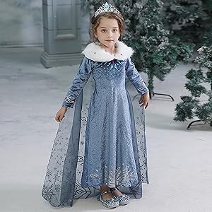 Robe reine des neiges - 6/8 ans