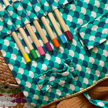 Lade das Bild in den Galerie-Viewer, Trousse à crayons sirène
