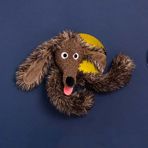 Peluche chien pourri