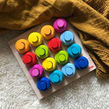 Afbeelding in Gallery-weergave laden, Jeu à enficher anneaux multicolores
