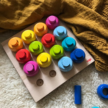 Afbeelding in Gallery-weergave laden, Jeu à enficher anneaux multicolores
